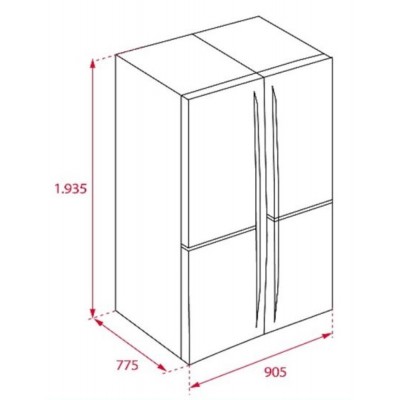 Frigorífico TEKA RMF77920SS