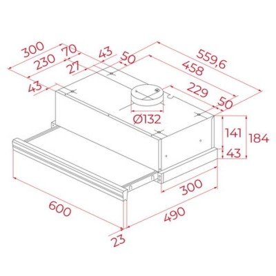 Campana TEKA CNL6415PLUS Negro