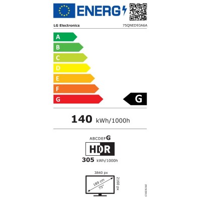 TV MiniLED LG 75QNED93A6A