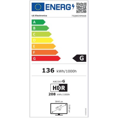 TV LG 75QNED9MA6B