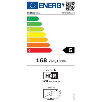 TV LG 85QNED93A6A
