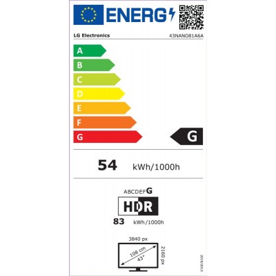 TV LG 43NANO81A6A