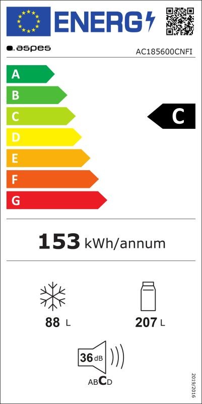 Etiqueta de Eficiencia Energética - AC185600CNFI