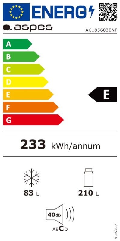 Etiqueta de Eficiencia Energética - AC185603ENF