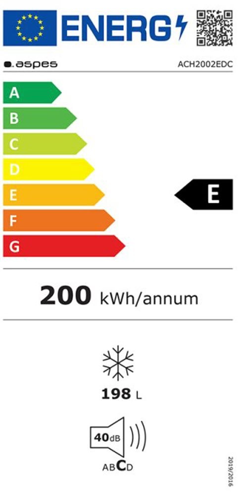 Etiqueta de Eficiencia Energética - ACH2002EDC