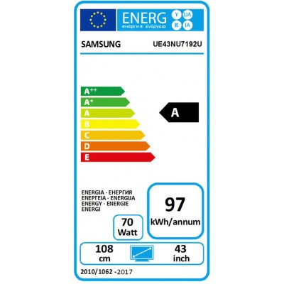 TV LED SAMSUNG UE43NU7192 4K