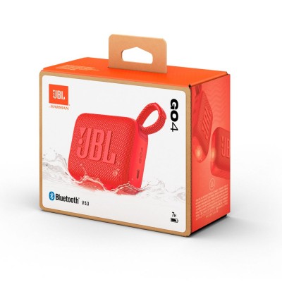 Altavoz Portátil JBL GO 4 Rojo IP67