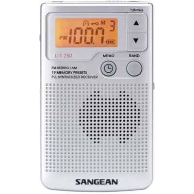 Radio SANGEAN DT-250 Plata