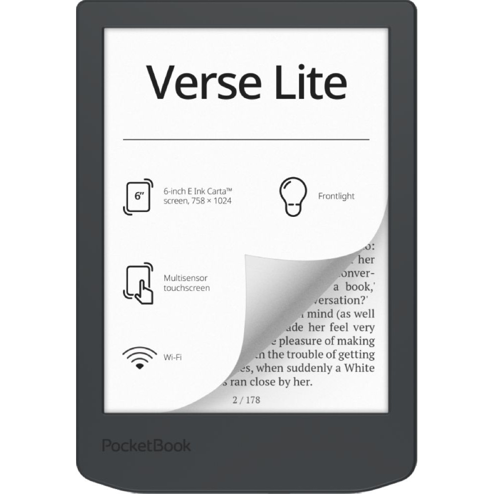 Ebook POCKETBOOK Verse Lite Gris