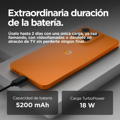Smartphone MOTOROLA MOTO G15 Naranja...