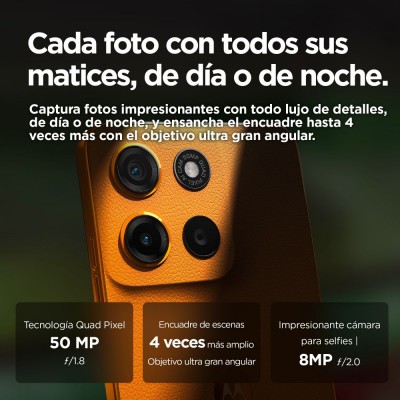 Smartphone MOTOROLA MOTO G15 Naranja...