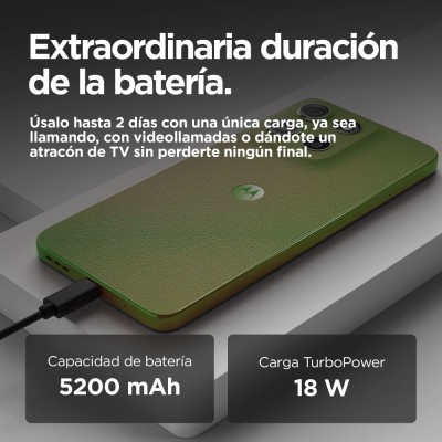 Smartphone MOTOROLA MOTO G15 Verde 8...