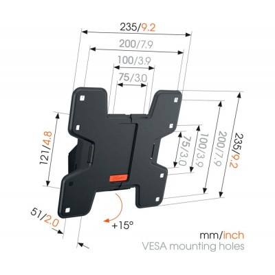 Soporte TV VOGEL'S 3115  de 19" a 43"