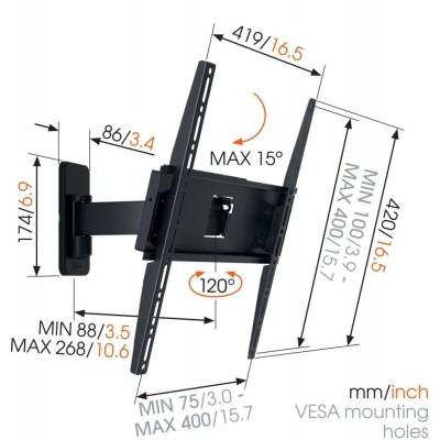 Soporte TV VOGEL'S MA3030-C1 de 32" a...