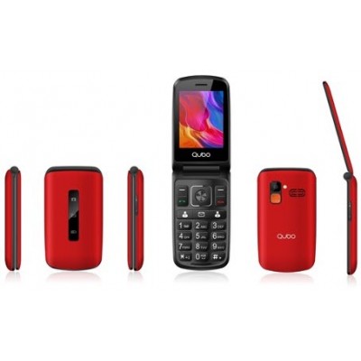 Móvil QUBO SENIOR P-210RD Red 2.8"