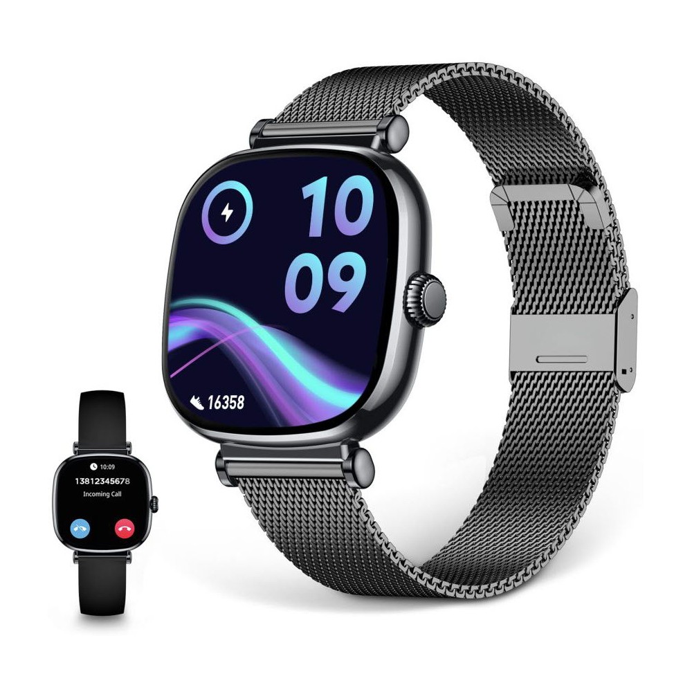 Smartwatch KSIX IRIA Negro 2 Correas...