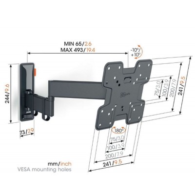 Soporte Pared VOGEL'S TVM 3243 TV 19"...