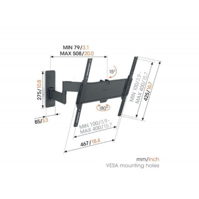 Soporte Pared VOGEL'S TVM 1443 TV 32"...