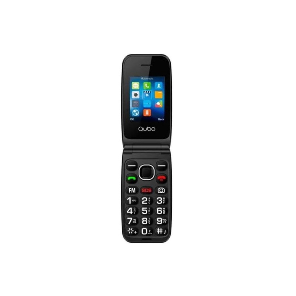 Móvil QUBO SENIOR P210NW 4G Negro