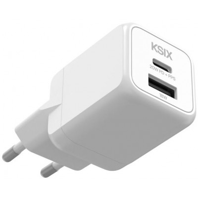Cargador KSIX  BCD20GANACB Blanco