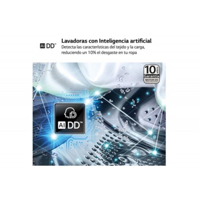 Lavadora LG F4WR5010A6W Blanco 10 Kg