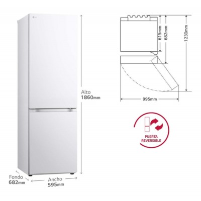 Combi LG GBV3100ESW Blanco 186cm x 70cm