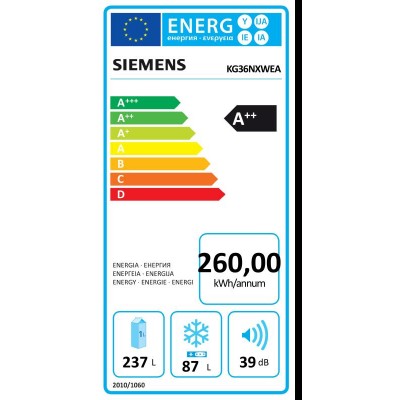 Combi SIEMENS KG36NXWEA Blanco