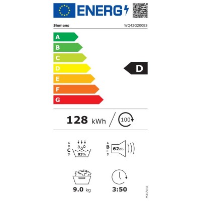 Secadora Siemens WQ42G200ES Blanco