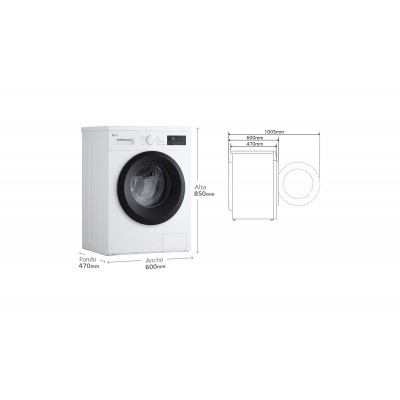 Lavadora LG F4A10S8NWK8 Blanco