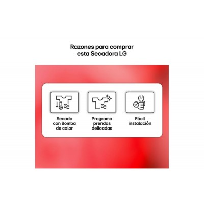 Secadora LG RHA1008NWK Grafito 8 kg