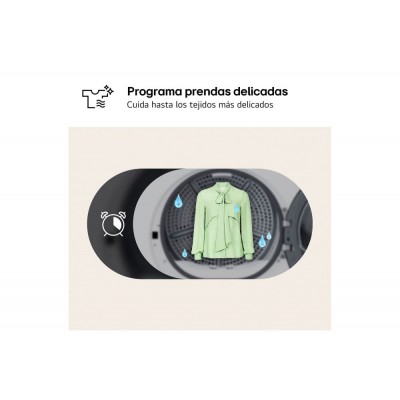 Secadora LG RHA1008NWK Grafito 8 kg