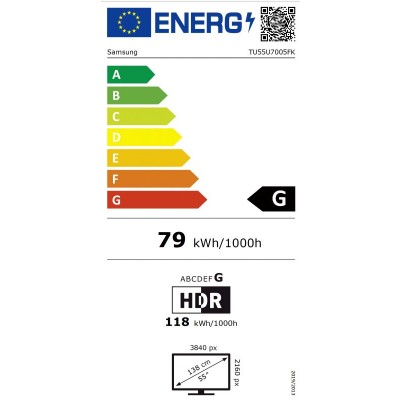 TV SAMSUNG TU55U7005FKXXC