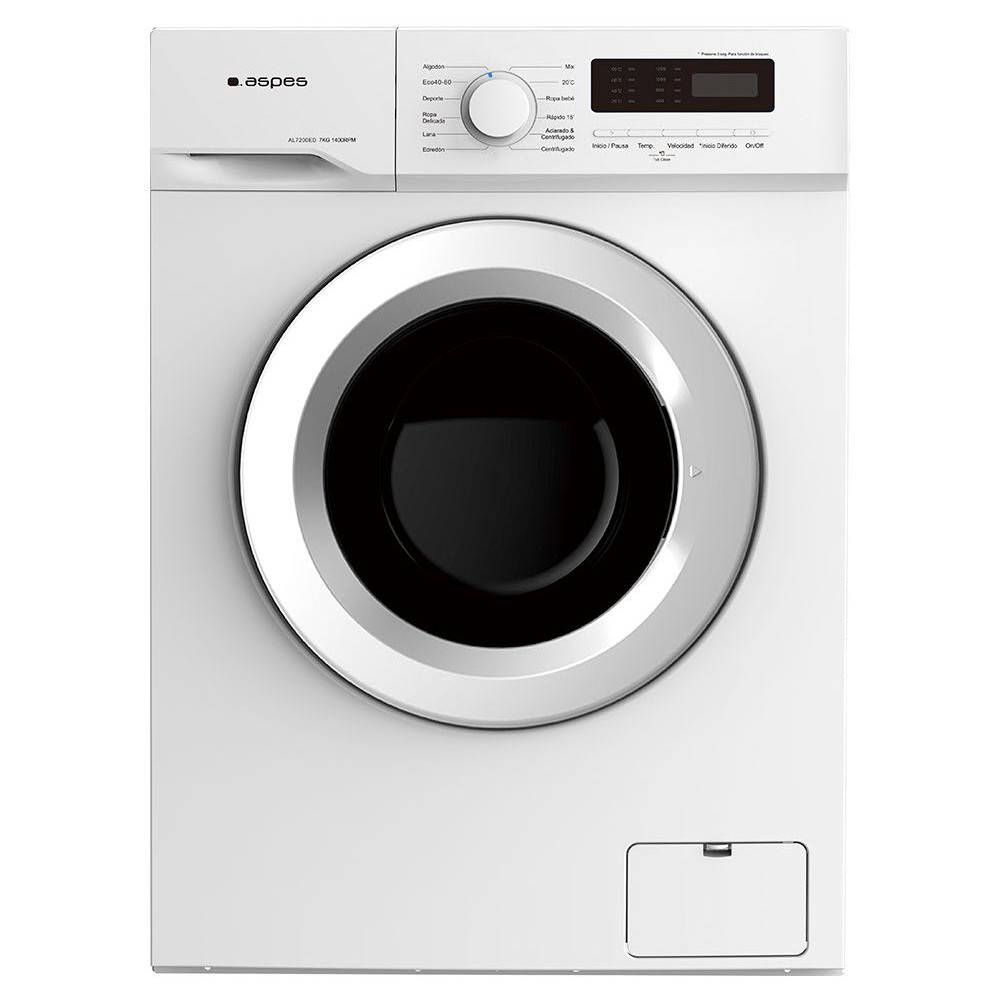 Lavadora ASPES AL7200ED Blanco