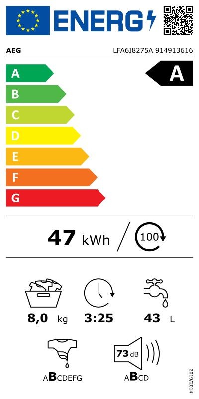 Etiqueta de Eficiencia Energética - 8914913616