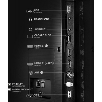 TV LED HISENSE 50A6Q
