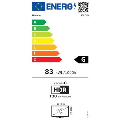 TV LED HISENSE 55A7KQ