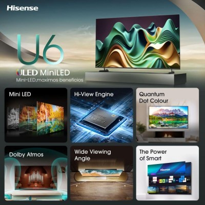 TV LED HISENSE 55U6NQ