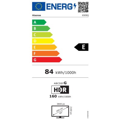 TV LED HISENSE 65E8Q