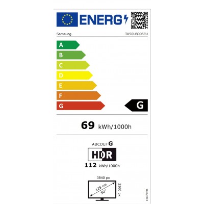TV LED SAMSUNG TU50U8005FUXXC