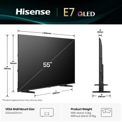 TV QLED HISENSE TV06224576