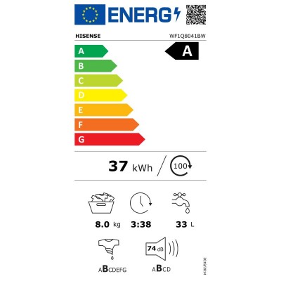 Lavadora HISENSE WF1Q8041BW