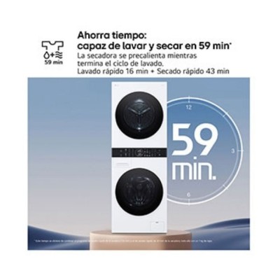 Lavasecadora LG WT1210WWF