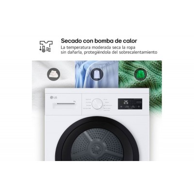 Secadora LG RHA1008NWK Grafito 8 kg