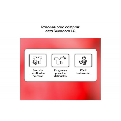 Secadora LG RHA1008NWK Grafito 8 kg