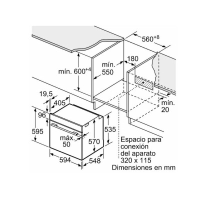 Horno Siemens HB514AER4 Cristal Negro
