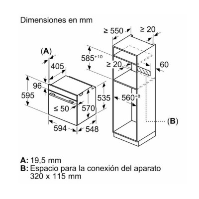 Horno Siemens HB514AER4 Cristal Negro