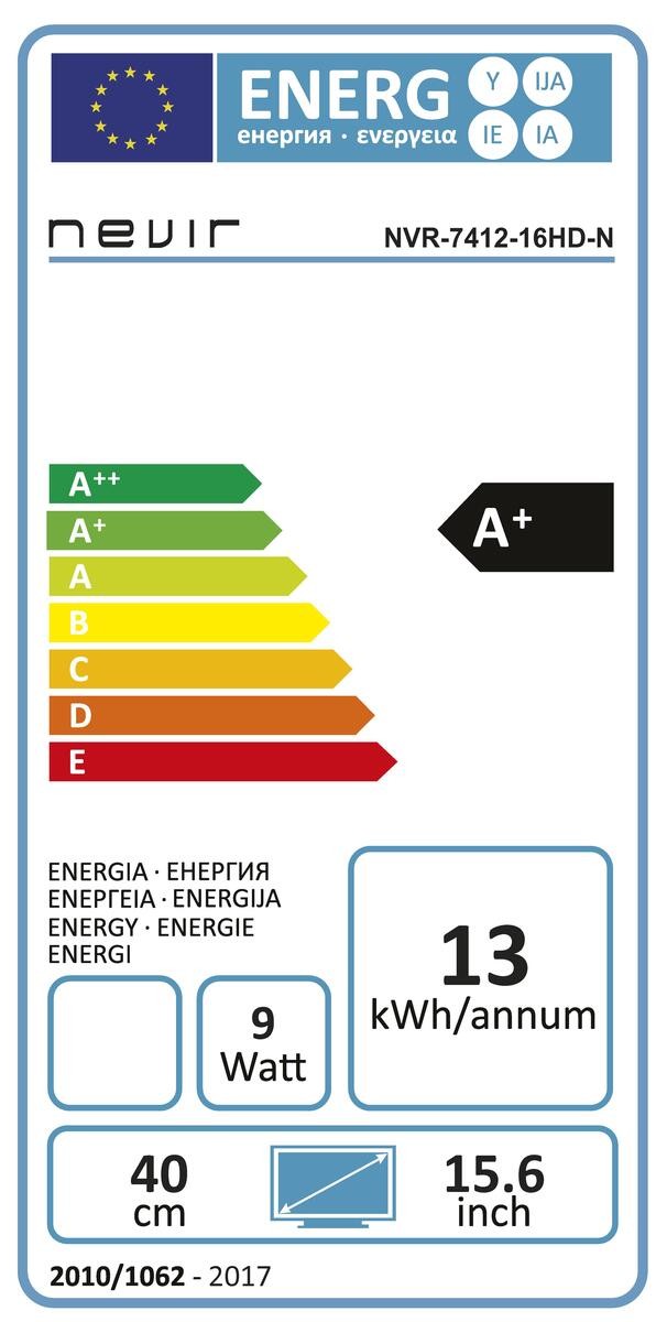 Etiqueta de Eficiencia Energética - NVR741216HDN