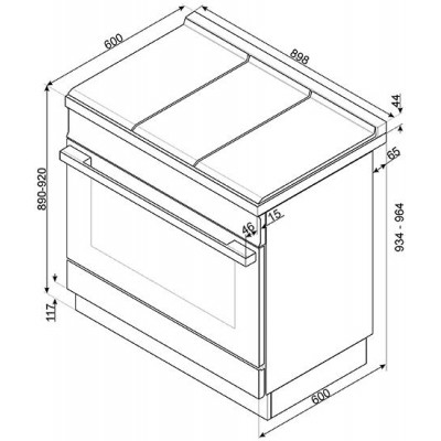 Cocina SMEG CPF9GMOG