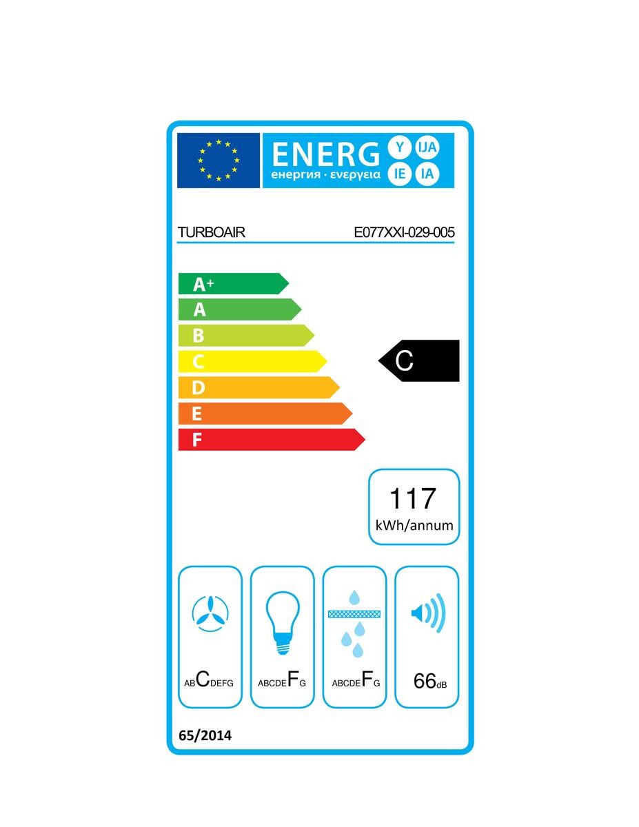 Etiqueta de Eficiencia Energética - PRF0107820B