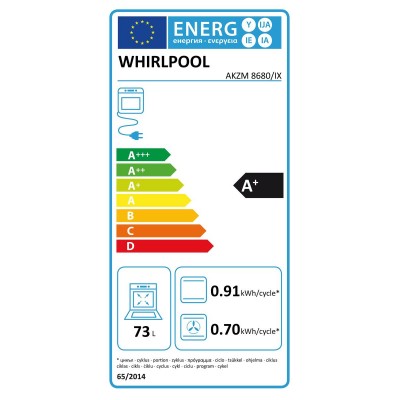 Horno WHIRLPOOL AKZM8680IX